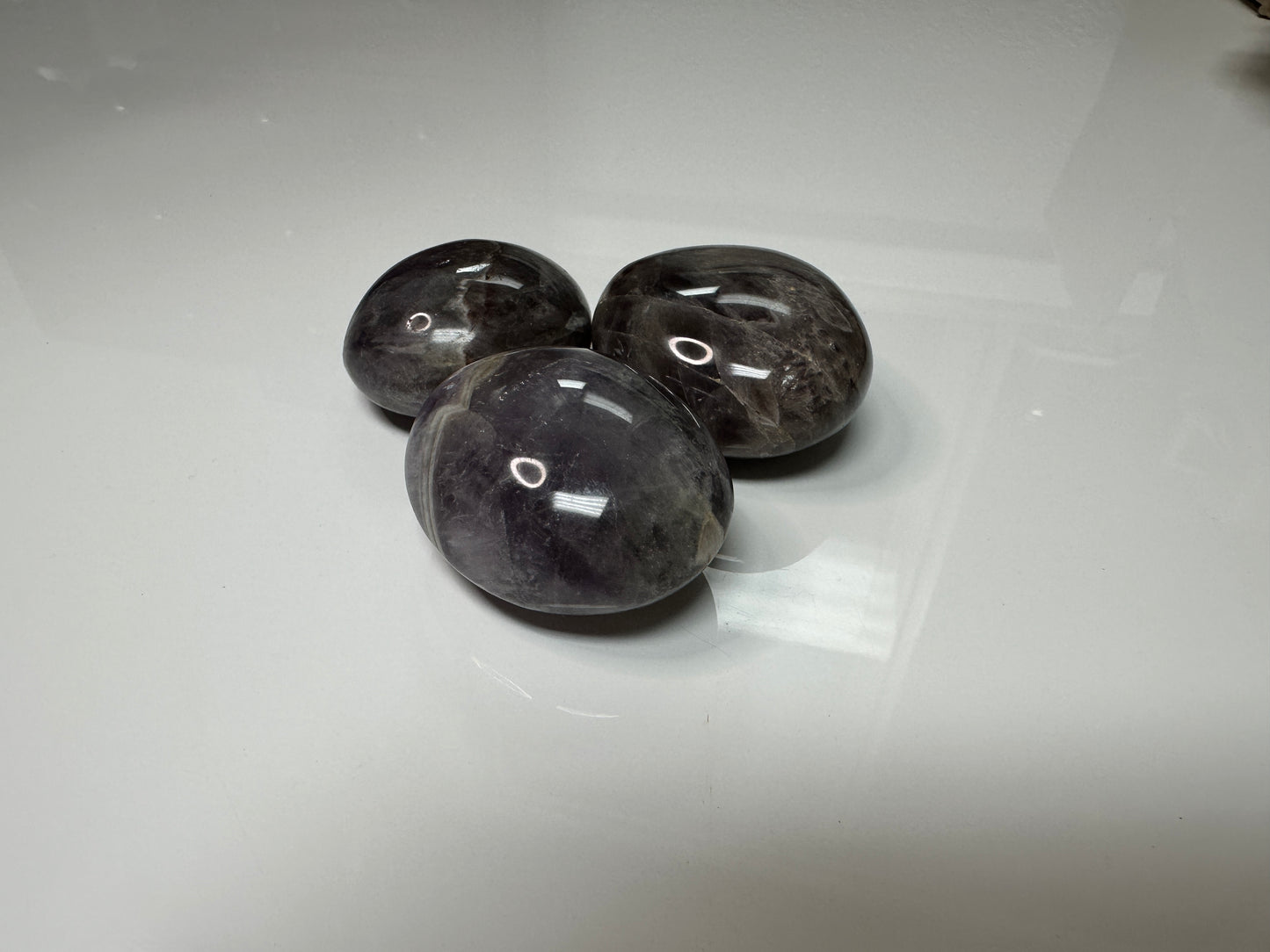Chevron Amethyst Palm Stone