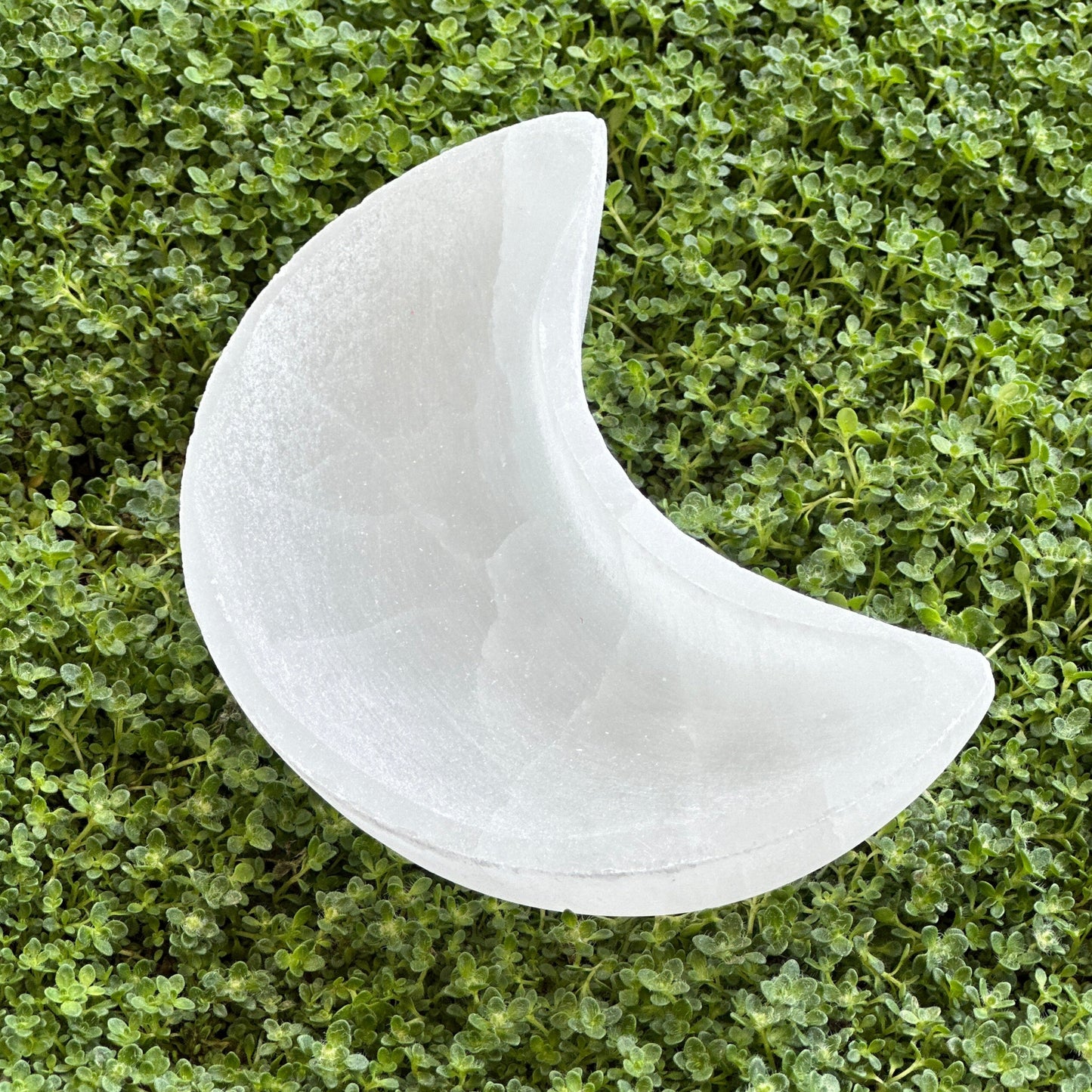 Selenite Bowl - Moon