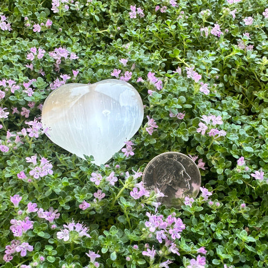 Selenite Heart