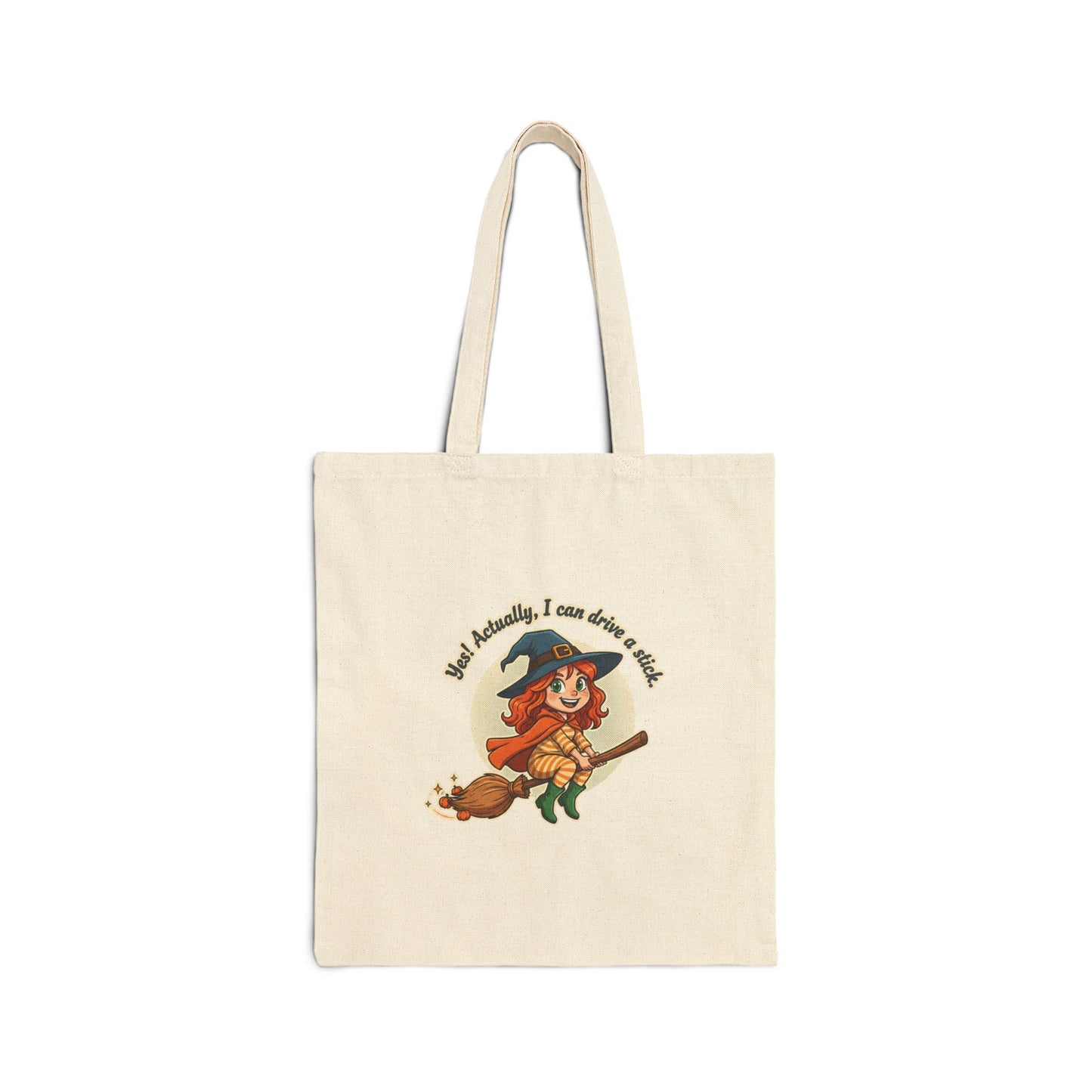 "Red" Stick Driver Cotton Canvas Tote Bag