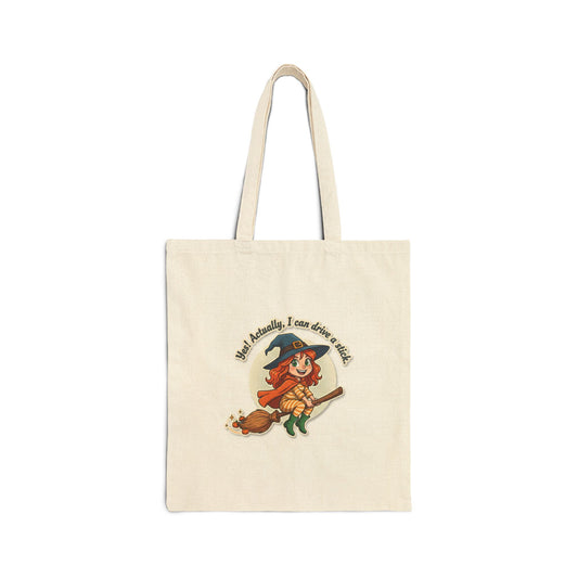Tote Bag "Red" Stick Driver Cotton Canvas