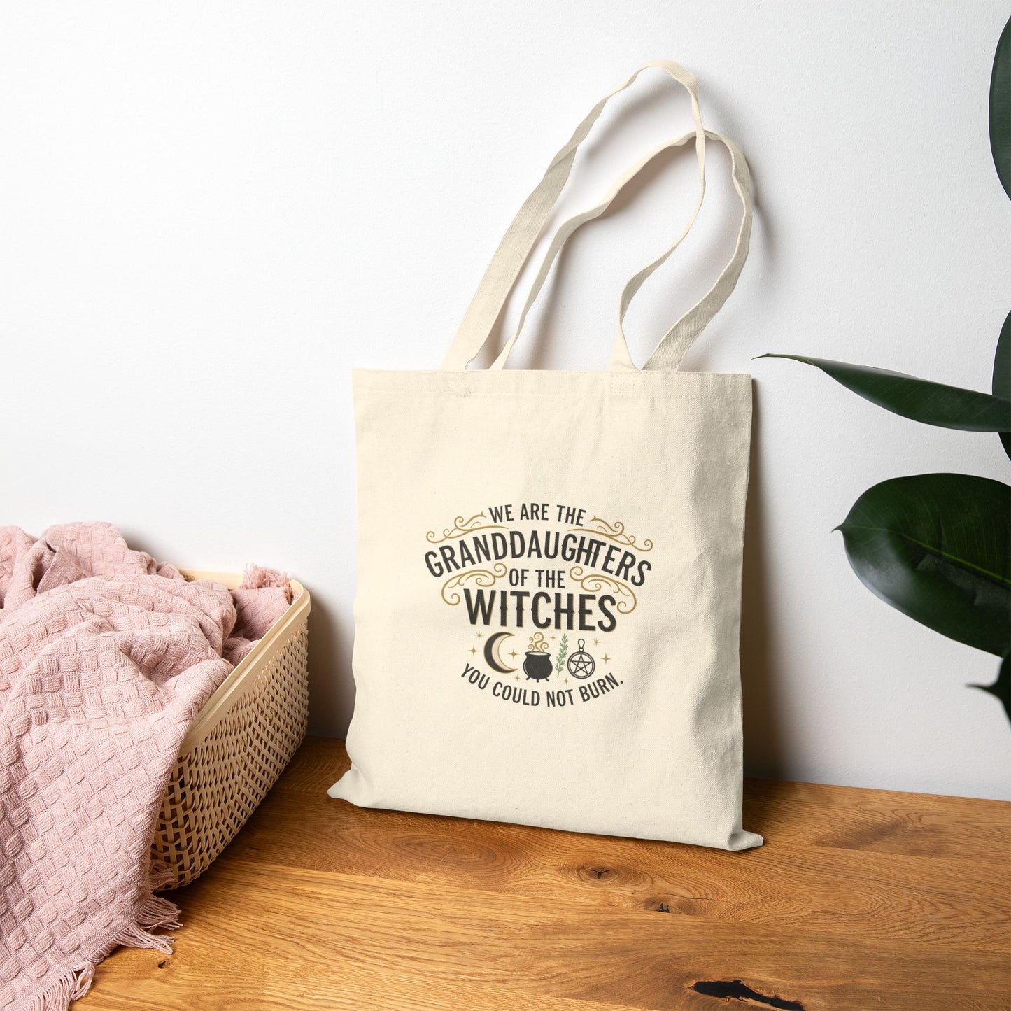 Tote Bag Granddaughter Cotton Canvas