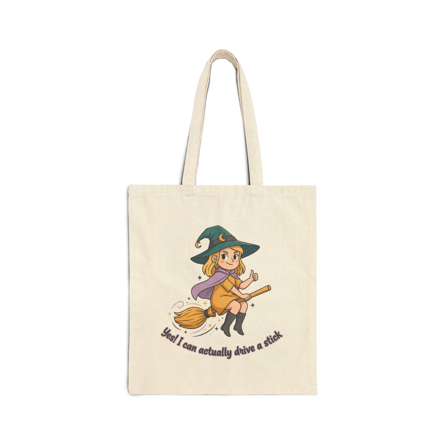Tote Bag Blonde Stick Driver Cotton Canvas