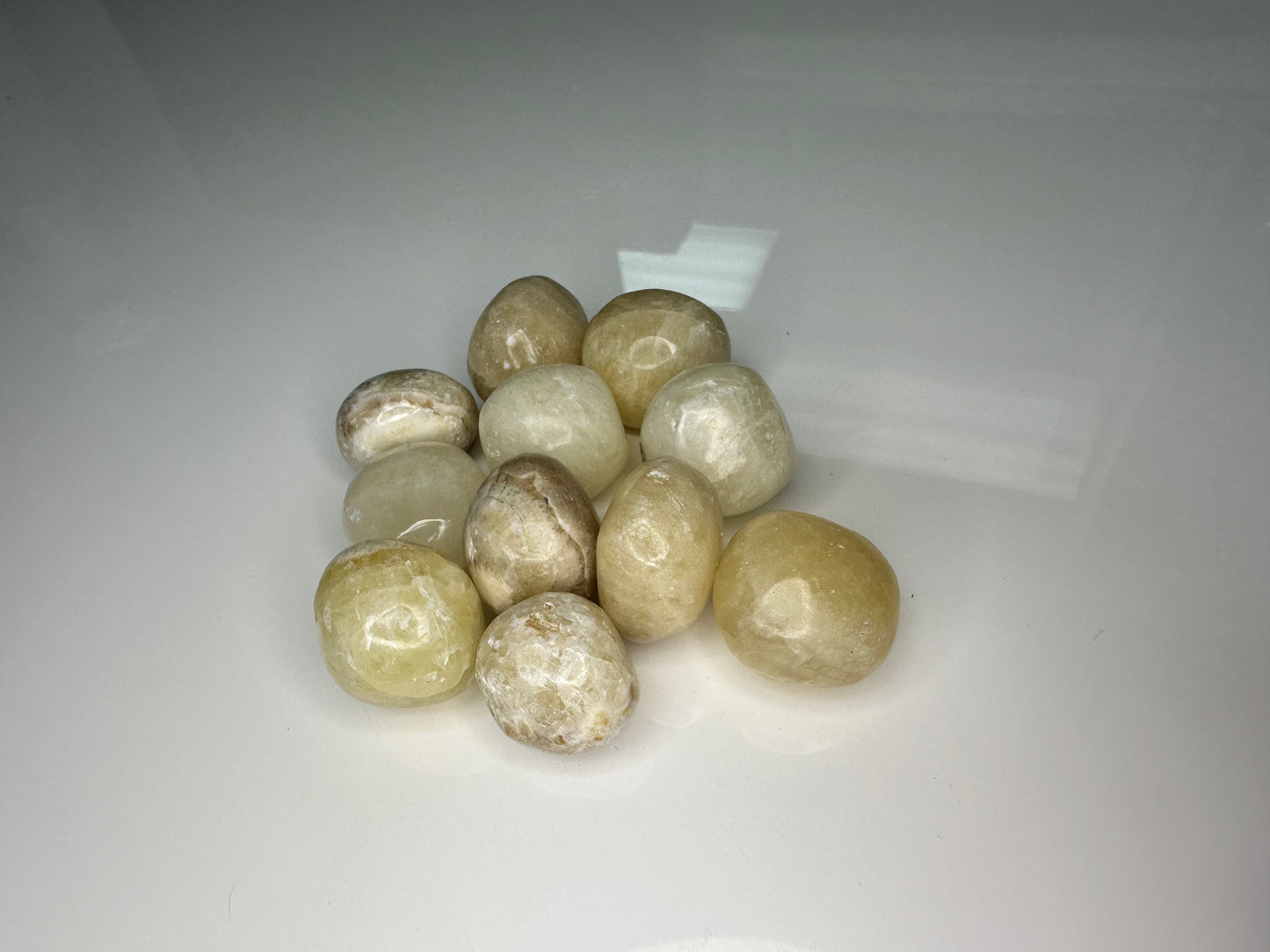 Honey Calcite Hand Polished Stone