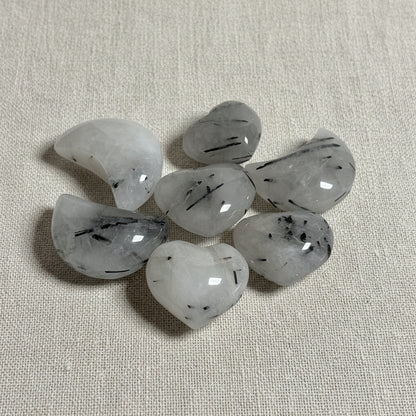Set of gray stones on a white background